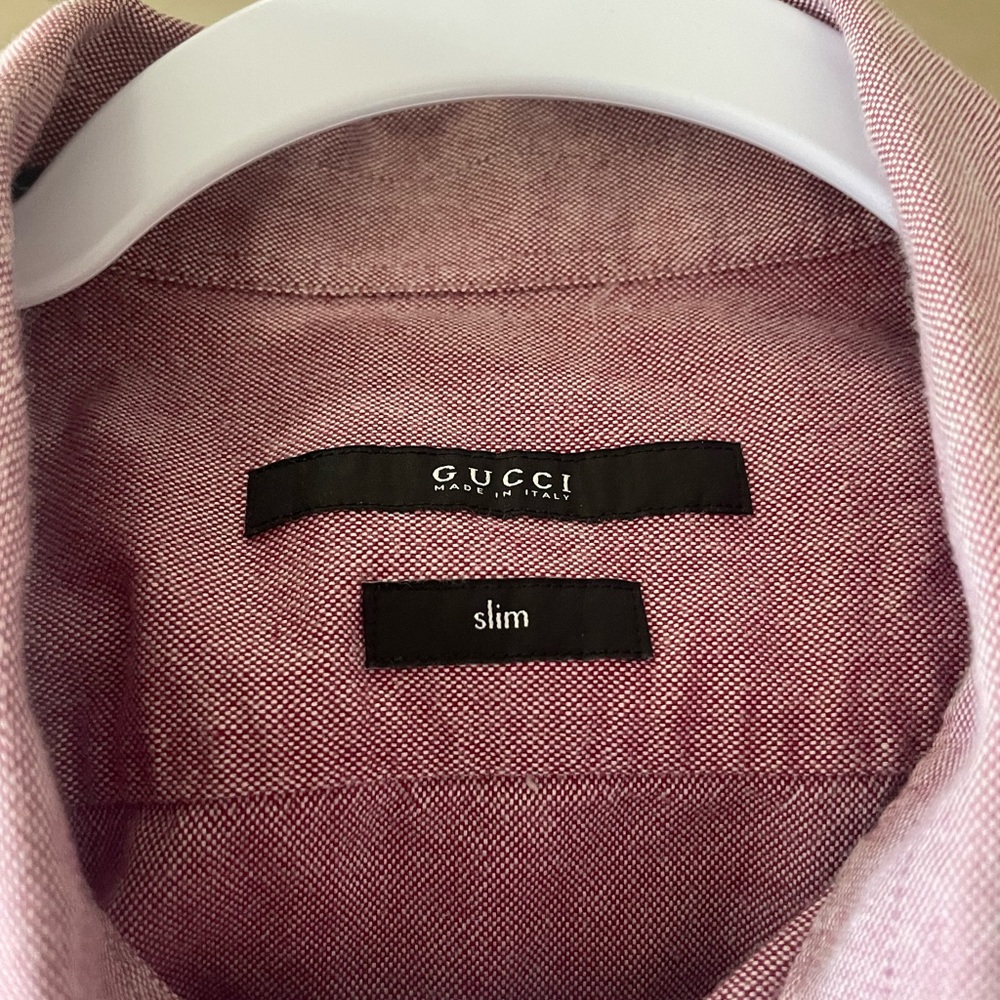 Vintage Gucci linen short sleeve shirt